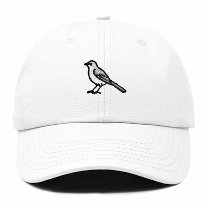 Dalix Northern Mockingbird Tennessee Embroidered Bird Cotton Baseball Cap Dad Hat Mens Womens Outdoor Summer in White