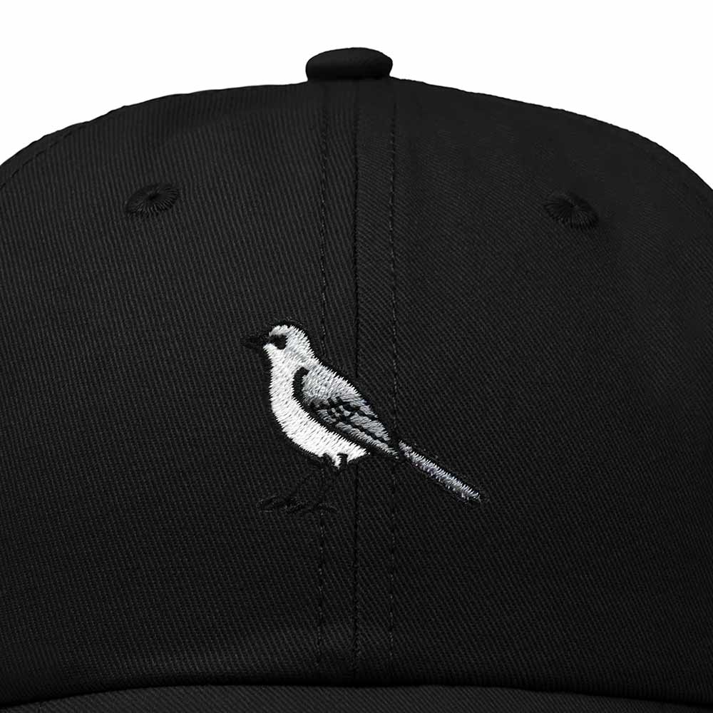 Dalix Northern Mockingbird Texas Embroidered Bird Cotton Baseball Cap Dad Hat Mens Womens Outdoor Summer in Black