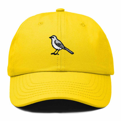 Dalix Northern Mockingbird Texas Embroidered Bird Cotton Baseball Cap Dad Hat Mens Womens Outdoor Summer in Gold