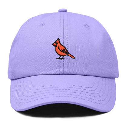 Dalix Northern Cardinal Ohio Embroidered Bird Cotton Baseball Cap Dad Hat Mens Womens Outdoor Summer in Lavender