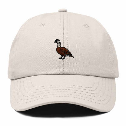 Dalix Nene Hawaii Embroidered Bird Cotton Baseball Cap Dad Hat Mens Womens Outdoor Summer in Beige