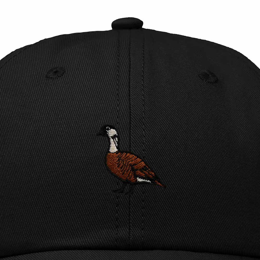 Dalix Nene Hawaii Embroidered Bird Cotton Baseball Cap Dad Hat Mens Womens Outdoor Summer in Black