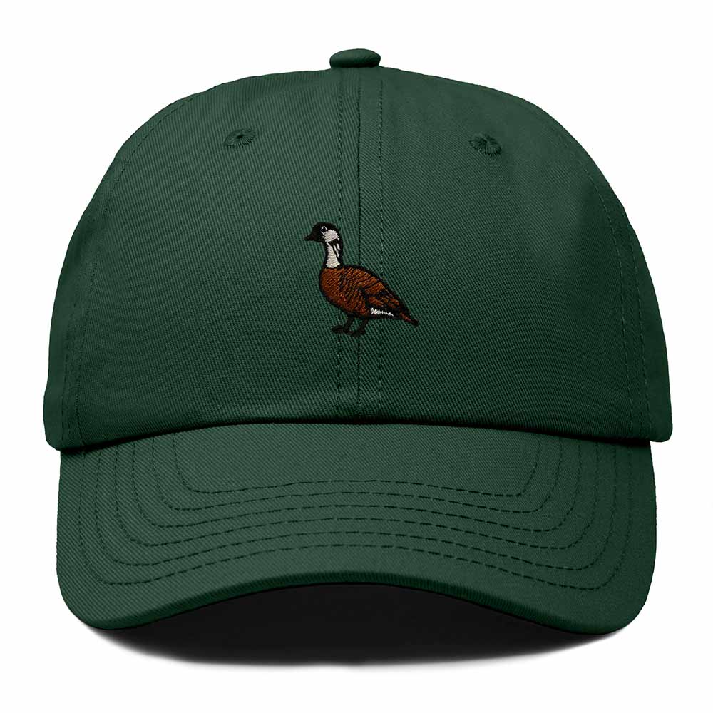 Dalix Nene Hawaii Embroidered Bird Cotton Baseball Cap Dad Hat Mens Womens Outdoor Summer in Dark Green