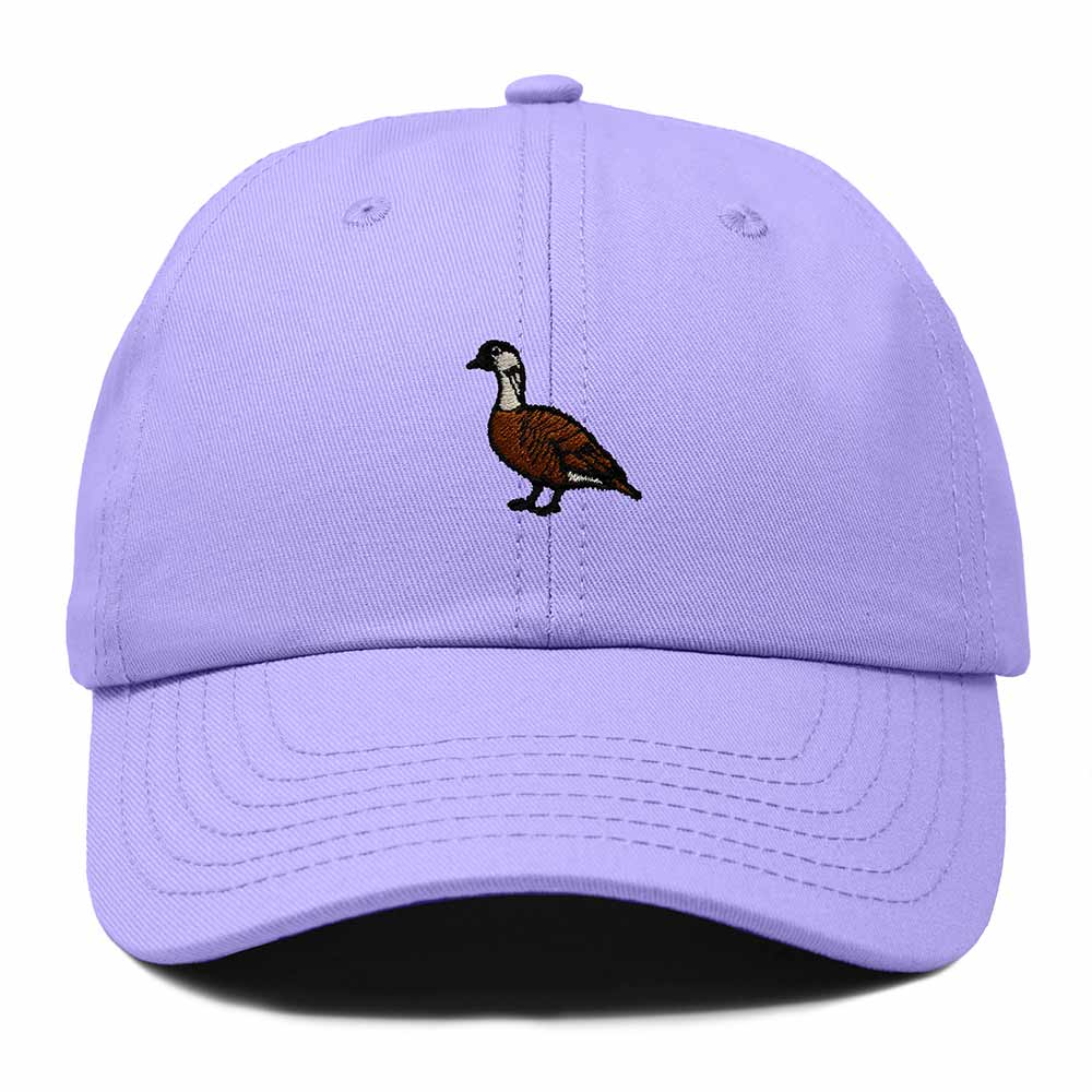 Dalix Nene Hawaii Embroidered Bird Cotton Baseball Cap Dad Hat Mens Womens Outdoor Summer in Lavender