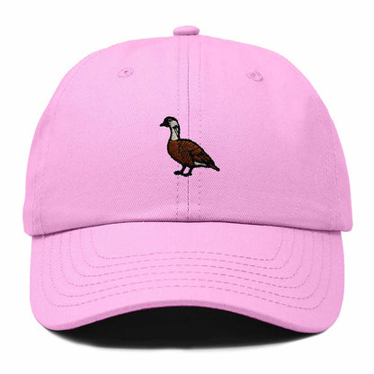 Dalix Nene Hawaii Embroidered Bird Cotton Baseball Cap Dad Hat Mens Womens Outdoor Summer in Light Pink