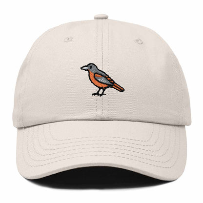Dalix Oriole Maryland Embroidered Bird Cotton Baseball Cap Dad Hat Mens Womens Outdoor Summer in Beige