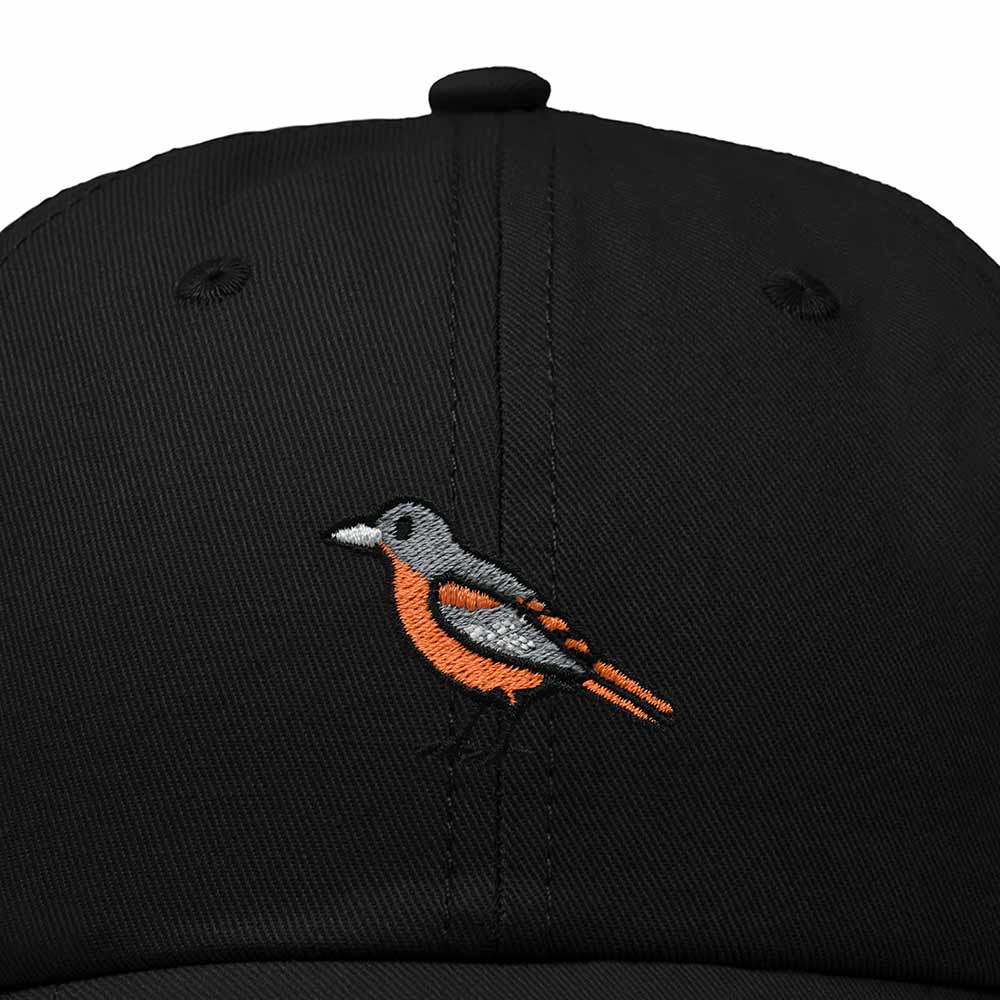 Dalix Oriole Maryland Embroidered Bird Cotton Baseball Cap Dad Hat Mens Womens Outdoor Summer in Black