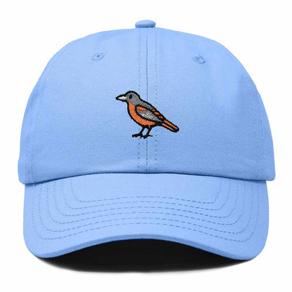 Dalix Oriole Maryland Embroidered Bird Cotton Baseball Cap Dad Hat Mens Womens Outdoor Summer in Light Blue