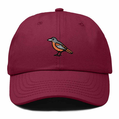 Dalix Oriole Maryland Embroidered Bird Cotton Baseball Cap Dad Hat Mens Womens Outdoor Summer in Maroon