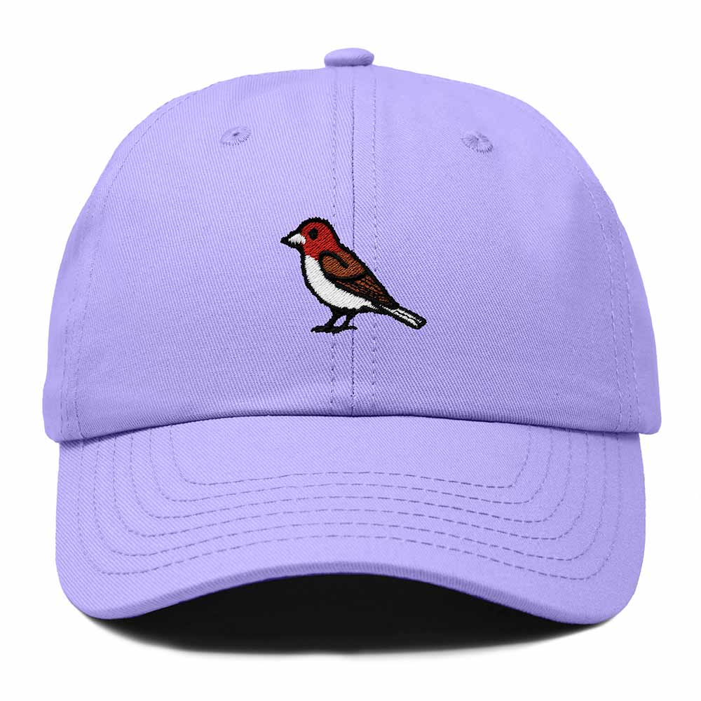 Dalix Purple Finch New Hampshire Embroidered Bird Cotton Baseball Cap Dad Hat Mens Womens Outdoor Summer in Lavender