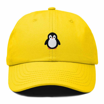 Dalix Little Penguin Embroidered Cotton Baseball Cap Dad Hat Womens Outdoor Casual in Gold