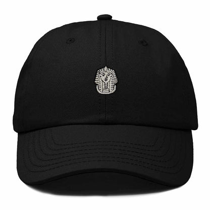 Dalix Pharaoh Embroidered Adjustable Cotton Twill Dad Hat for Men in Black