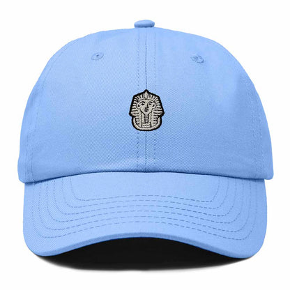 Dalix Pharaoh Embroidered Adjustable Cotton Twill Dad Hat for Men in Light Blue
