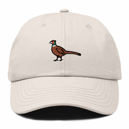 Dalix Ring Necked Pheasant South Dakota Embroidered Bird Cotton Baseball Cap Dad Hat Mens Womens Outdoor Summer in Beige