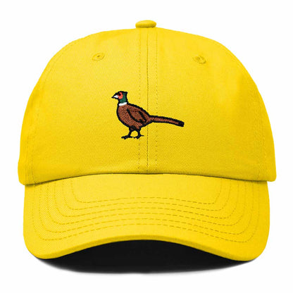 Dalix Ring Necked Pheasant South Dakota Embroidered Bird Cotton Baseball Cap Dad Hat Mens Womens Outdoor Summer in Gold