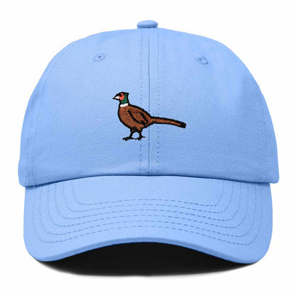 Dalix Ring Necked Pheasant South Dakota Embroidered Bird Cotton Baseball Cap Dad Hat Mens Womens Outdoor Summer in Light Blue