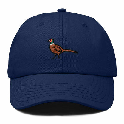 Dalix Ring Necked Pheasant South Dakota Embroidered Bird Cotton Baseball Cap Dad Hat Mens Womens Outdoor Summer in Navy Blue