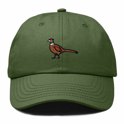 Dalix Ring Necked Pheasant South Dakota Embroidered Bird Cotton Baseball Cap Dad Hat Mens Womens Outdoor Summer in Olive