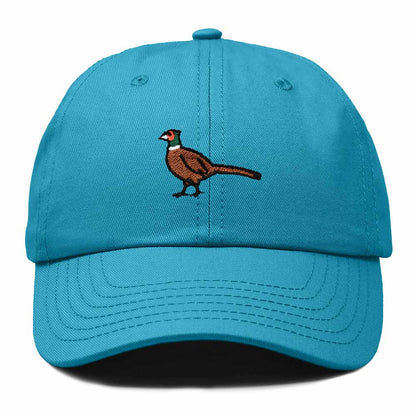 Dalix Ring Necked Pheasant South Dakota Embroidered Bird Cotton Baseball Cap Dad Hat Mens Womens Outdoor Summer in Teal