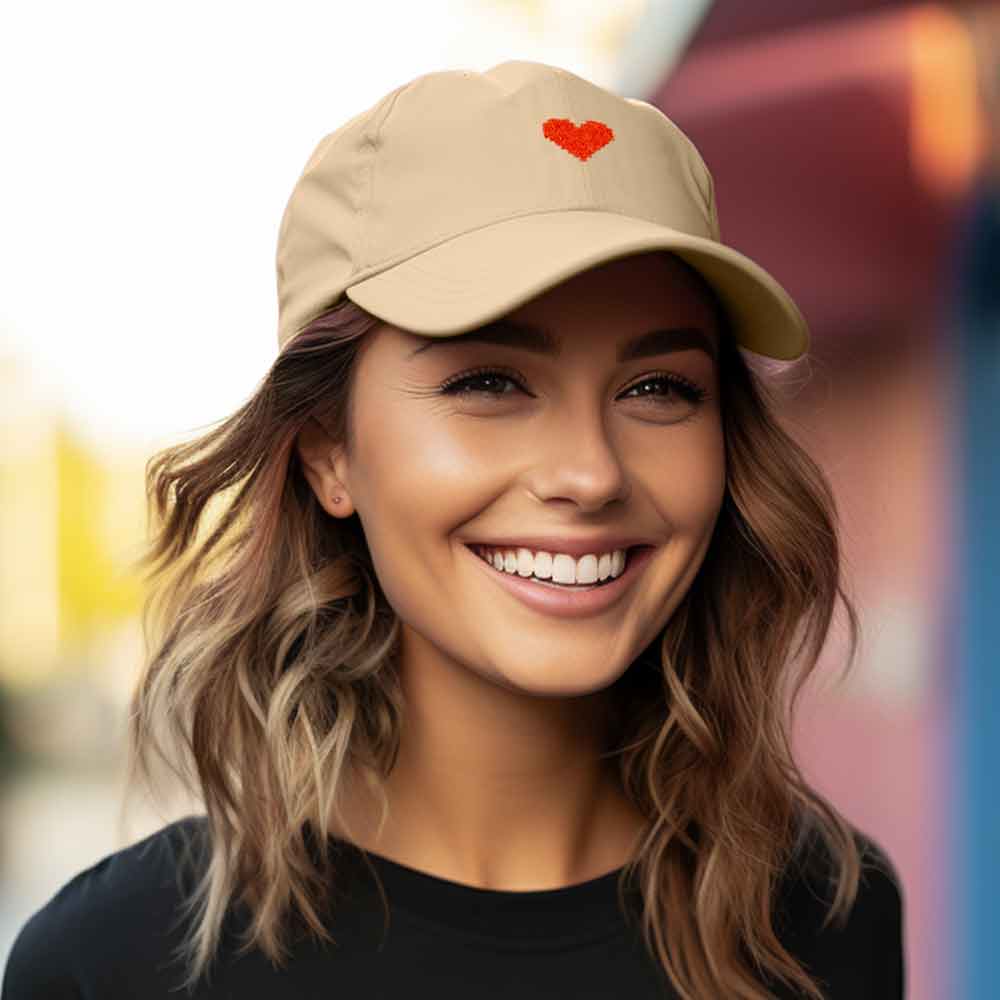 Dalix Pixel Heart Hat