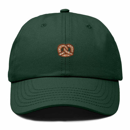 Dalix Pretzel Embroidered Dad Cap Adjustable Cotton Twill Baseball Hat Casual Relaxed Low Profile Cap Womens in Dark Green