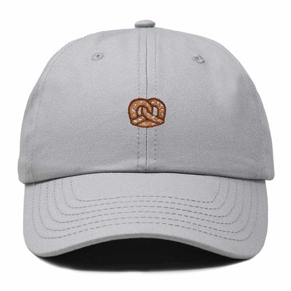 Dalix Pretzel Embroidered Dad Cap Adjustable Cotton Twill Baseball Hat Casual Relaxed Low Profile Cap Womens in Gray