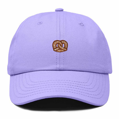 Dalix Pretzel Embroidered Dad Cap Adjustable Cotton Twill Baseball Hat Casual Relaxed Low Profile Cap Womens in Lavender