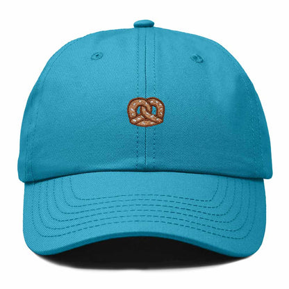 Dalix Pretzel Embroidered Dad Cap Adjustable Cotton Twill Baseball Hat Casual Relaxed Low Profile Cap Womens in Teal