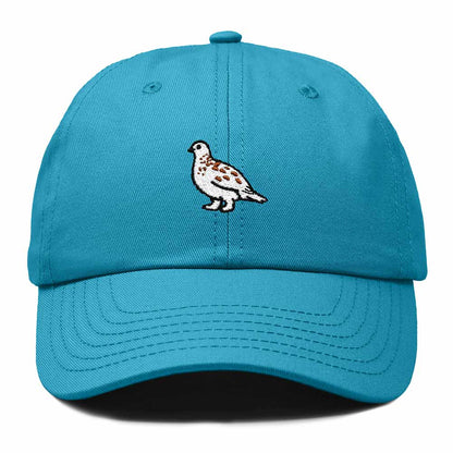 Dalix Willow Ptarmigan Alaska Embroidered Bird Cotton Baseball Cap Dad Hat Mens Womens Outdoor Summer in Teal