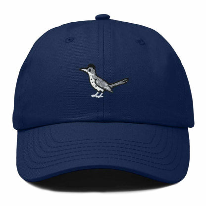 Dalix Greater Roadrunner New Mexico Embroidered Bird Cotton Baseball Cap Dad Hat Mens Womens Outdoor Summer in Navy Blue