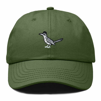 Dalix Greater Roadrunner New Mexico Embroidered Bird Cotton Baseball Cap Dad Hat Mens Womens Outdoor Summer in Olive