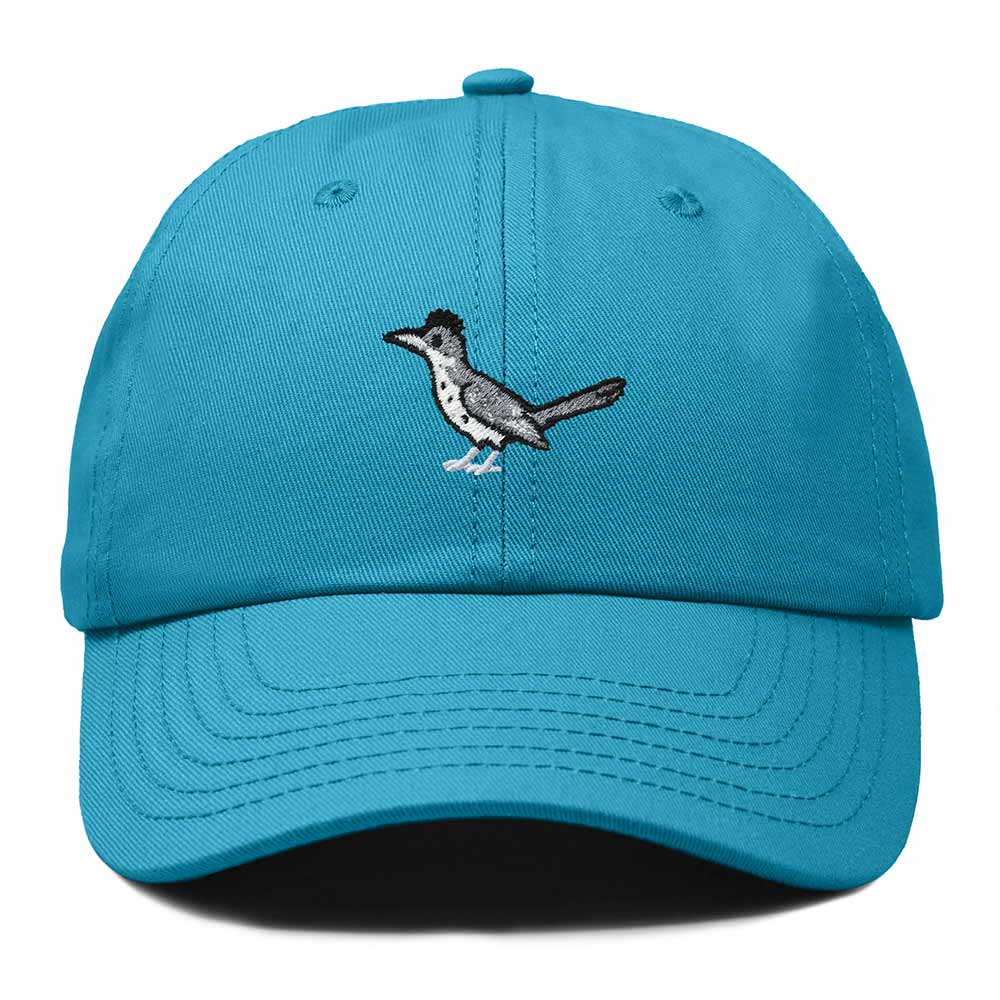 Dalix Greater Roadrunner New Mexico Embroidered Bird Cotton Baseball Cap Dad Hat Mens Womens Outdoor Summer in Teal