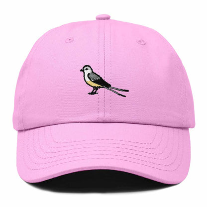 Dalix Scissor Tailed Flycatcher Oklahoma Embroidered Bird Cotton Baseball Cap Dad Hat Mens Womens Outdoor Summer in Light Pink