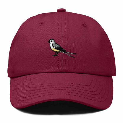 Dalix Scissor Tailed Flycatcher Oklahoma Embroidered Bird Cotton Baseball Cap Dad Hat Mens Womens Outdoor Summer in Maroon