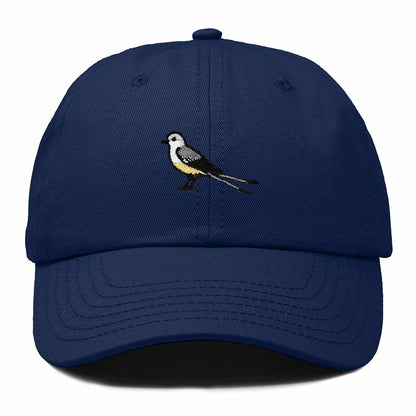Dalix Scissor Tailed Flycatcher Oklahoma Embroidered Bird Cotton Baseball Cap Dad Hat Mens Womens Outdoor Summer in Navy Blue