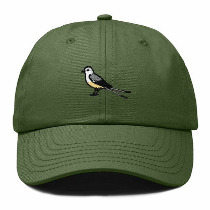 Dalix Scissor Tailed Flycatcher Oklahoma Embroidered Bird Cotton Baseball Cap Dad Hat Mens Womens Outdoor Summer in Olive