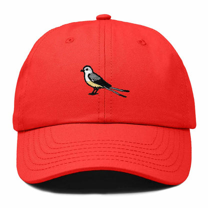 Dalix Scissor Tailed Flycatcher Oklahoma Embroidered Bird Cotton Baseball Cap Dad Hat Mens Womens Outdoor Summer in Red