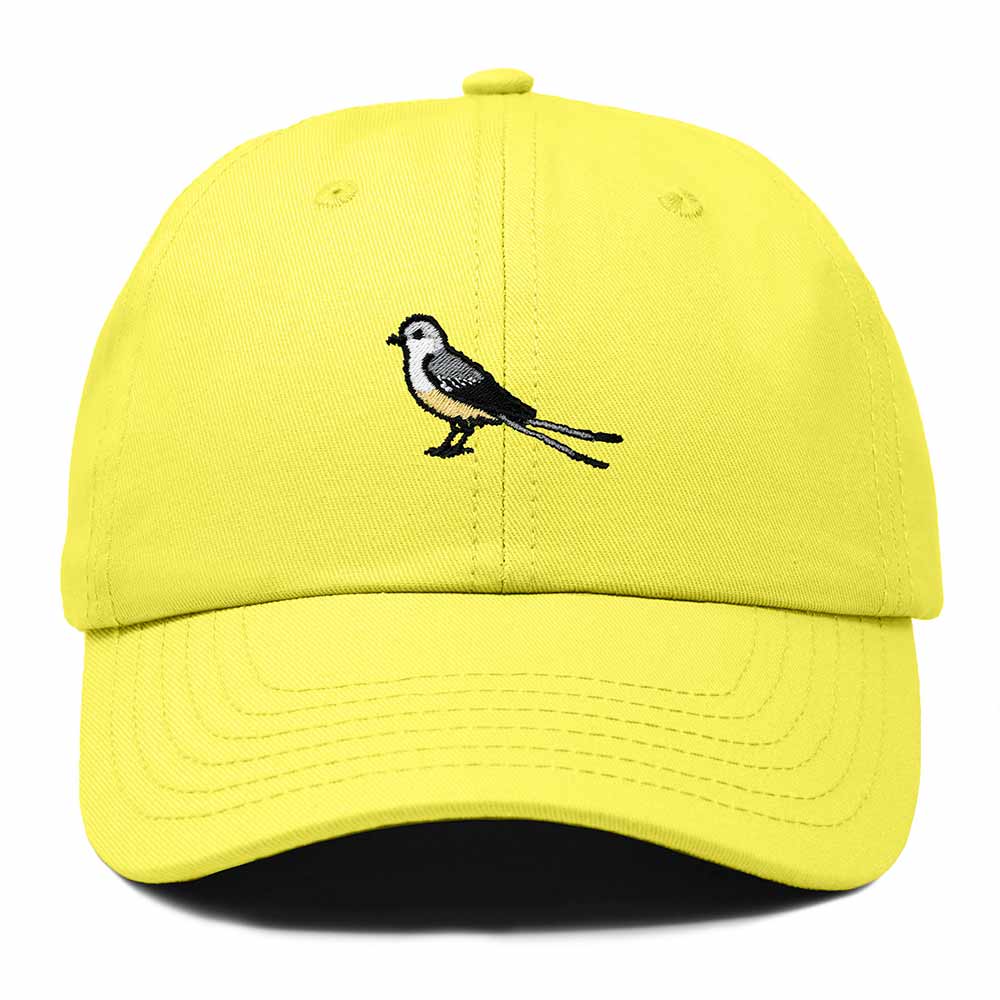 Dalix Scissor Tailed Flycatcher Oklahoma Embroidered Bird Cotton Baseball Cap Dad Hat Mens Womens Outdoor Summer in Yellow