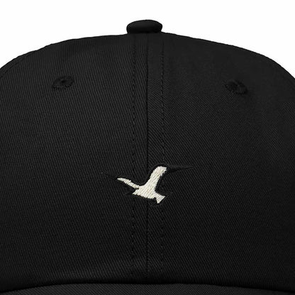 Dalix Seagull Bird Embroidered Dad Hat Adjustable Cotton Twill Baseball Cap Cute Casual for Women in Black