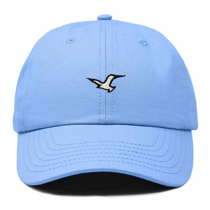 Dalix Seagull Bird Embroidered Dad Hat Adjustable Cotton Twill Baseball Cap Cute Casual for Women in Light Blue