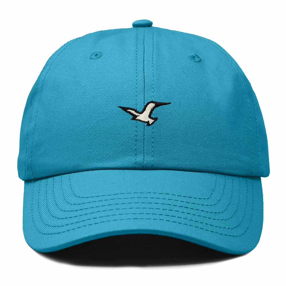 Dalix Seagull Bird Embroidered Dad Hat Adjustable Cotton Twill Baseball Cap Cute Casual for Women in Teal