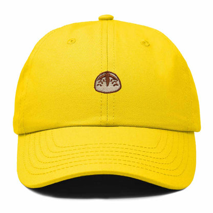 Dalix Sourdough Bread Embroidery Baseball Cap Adjustable Low Profile Cotton Twill Dad Hat Womens in Gold