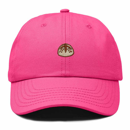 Dalix Sourdough Bread Embroidery Baseball Cap Adjustable Low Profile Cotton Twill Dad Hat Womens in Hot Pink