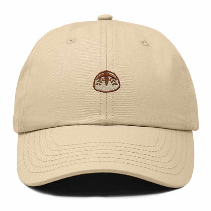 Dalix Sourdough Bread Embroidery Baseball Cap Adjustable Low Profile Cotton Twill Dad Hat Womens in Khaki