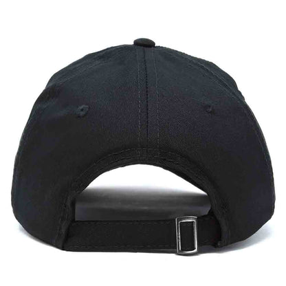 Dalix Squirrel Embroidered Cotton Dad Hat Casual Adjustable Baseball Cap for Nature and Animal Lovers Womens in Black