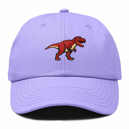 Dalix T Rex Embroidered Tyrannosaurus Dinosaur Cotton Summer Outdoor Baseball Cap Dad Hat Mens in Lavender