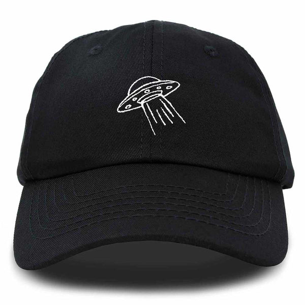 Dalix UFO Embroidered Alien Dad Hat Cotton Baseball Cap Adjustable