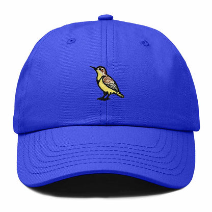 Dalix Western Meadowlark Montana Embroidered Bird Cotton Baseball Cap Dad Hat Mens Womens Outdoor Summer in Royal Blue