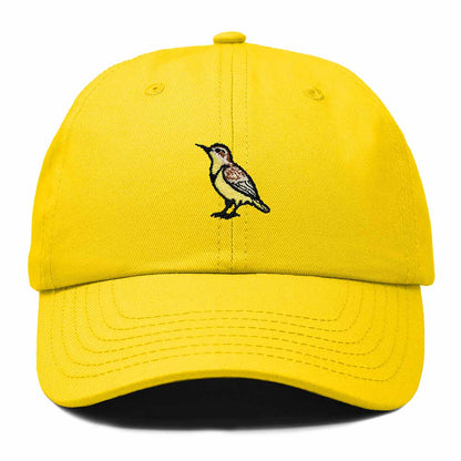 Dalix Western Meadowlark Oregon Embroidered Bird Cotton Baseball Cap Dad Hat Mens Womens Outdoor Summer
 Embroidered Bird Cotton Baseball Cap Dad Hat Mens Womens Outdoor Summer in Gold