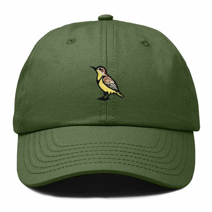 Dalix Western Meadowlark Oregon Embroidered Bird Cotton Baseball Cap Dad Hat Mens Womens Outdoor Summer
 Embroidered Bird Cotton Baseball Cap Dad Hat Mens Womens Outdoor Summer in Olive